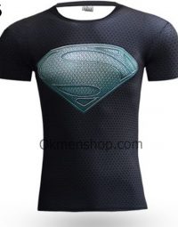 Áo superman nam màu đen